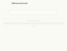 Tablet Screenshot of 3dstwocard.com